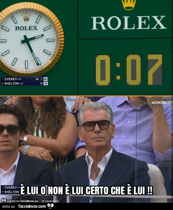 È lui o non è lui certo che è lui