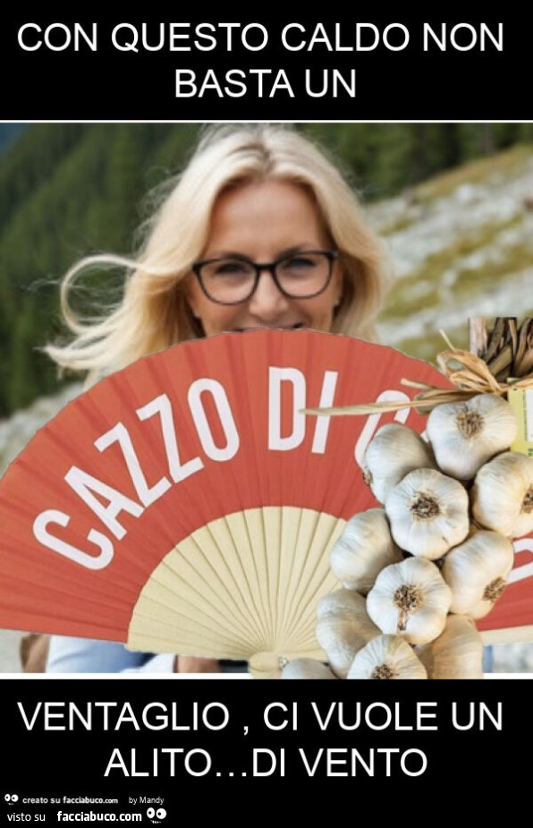 Con questo caldo non basta un ventaglio, ci vuole un alito&hellip; di vento