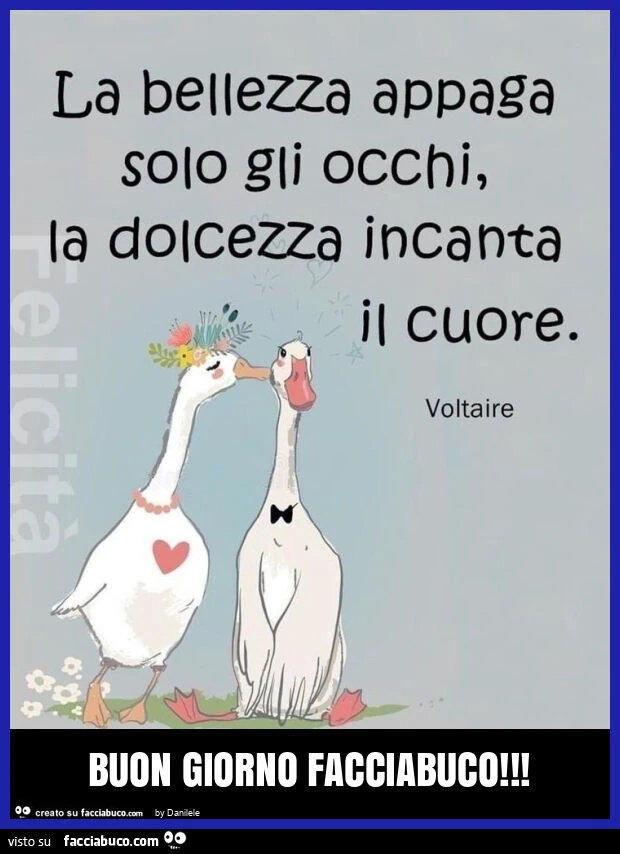 Buon giorno facciabuco