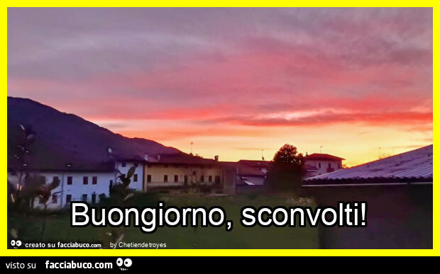 Buongiorno, sconvolti