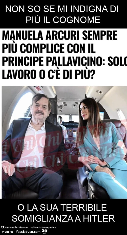 Non so se mi indigna di più il cognome o la sua terribile somiglianza a hitler