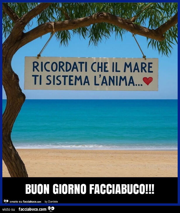 Buon giorno facciabuco