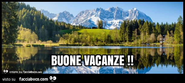 Buone vacanze