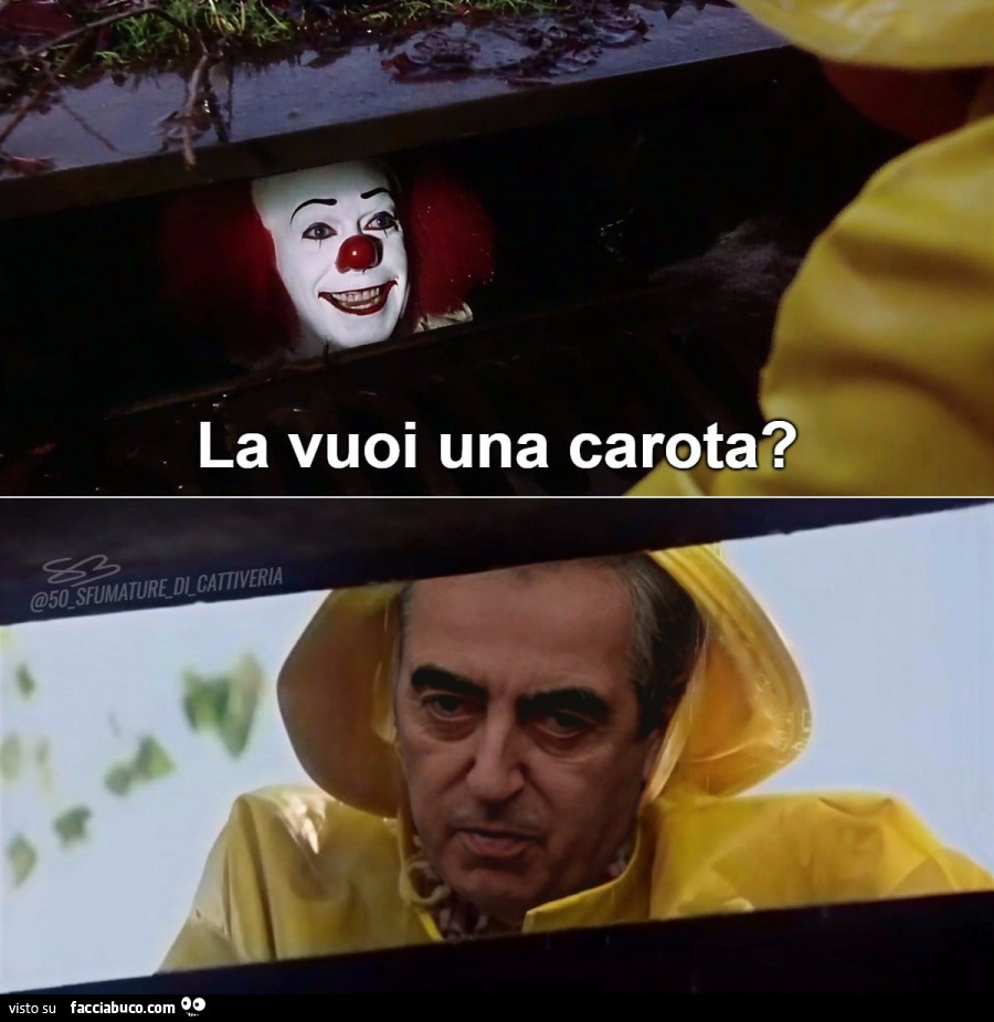 La vuoi una carota?