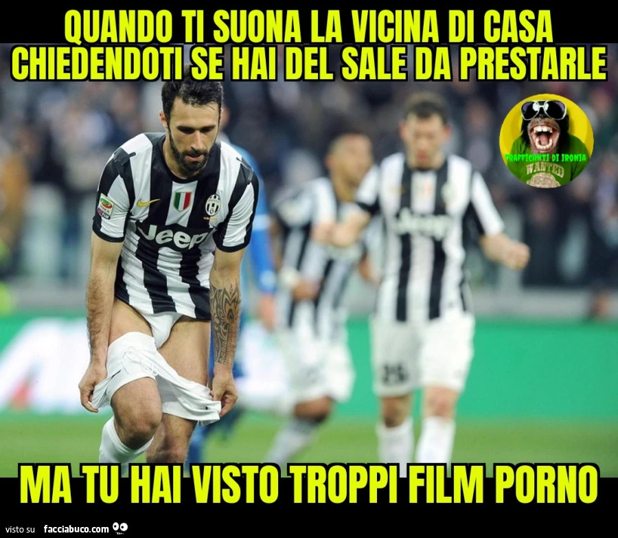 Quando ti suona la vicina di casa chiedendoti se hai del sale