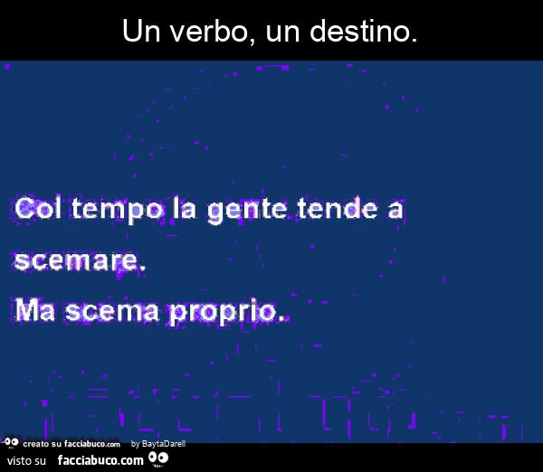 Un verbo, un destino