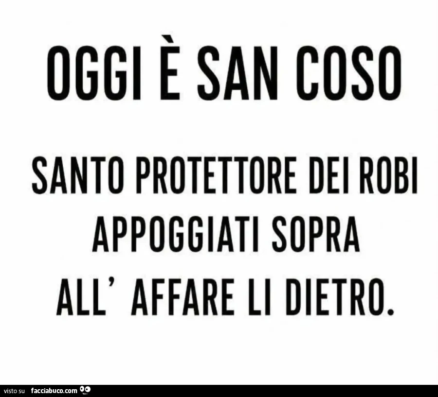 Il santo del giorno