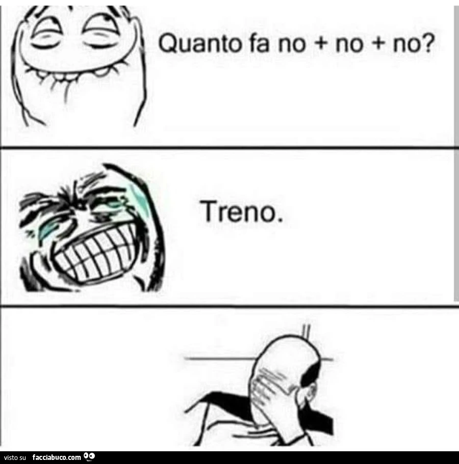 Quanto fa no no no? Treno