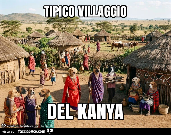 Tipico villaggio del kanya