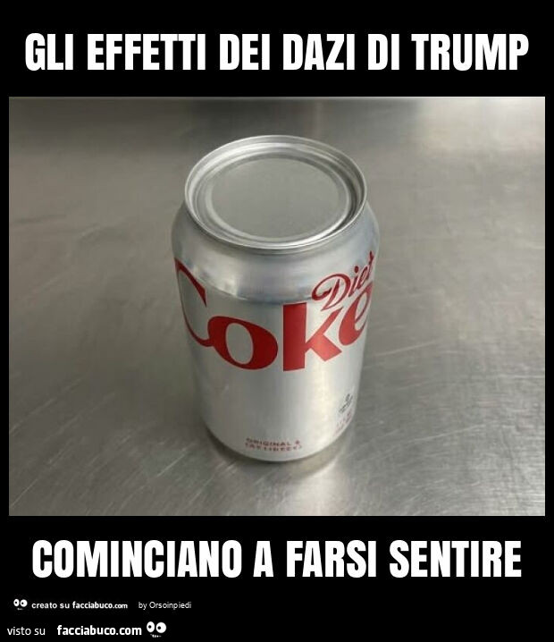 Gli effetti dei dazi di trump cominciano a farsi sentire