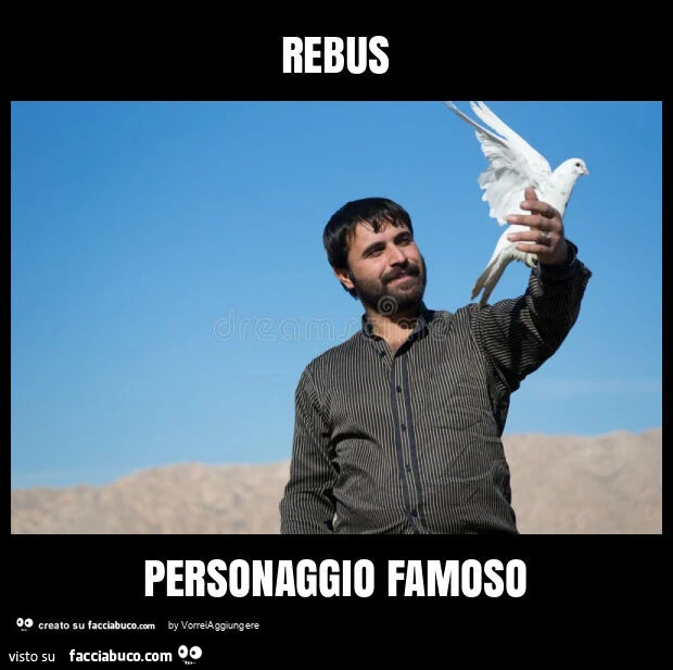 Rebus personaggio famoso
