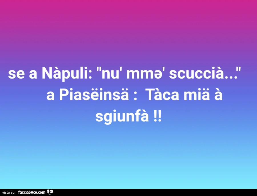 Ricchezza dei dialetti