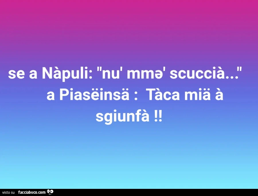 Ricchezza dei dialetti