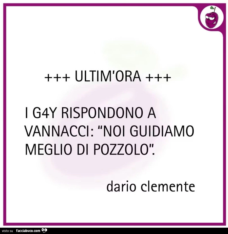 I g4y rispondono a vannacci: noi guidiamo meglio di pozzolo