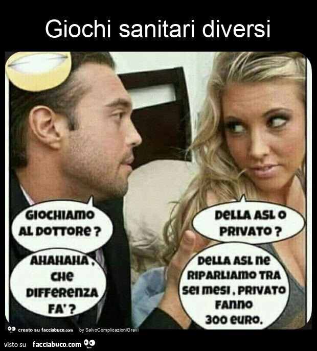 Giochi sanitari diversi
