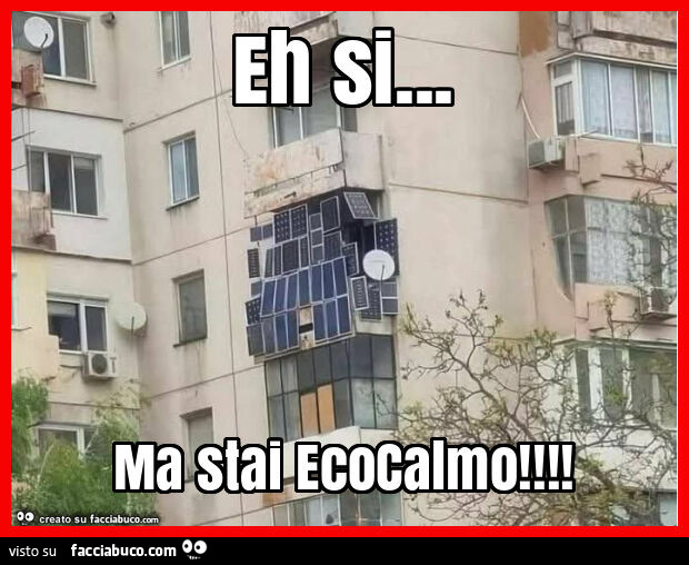 Eh si&hellip; ma stai ecocalmo