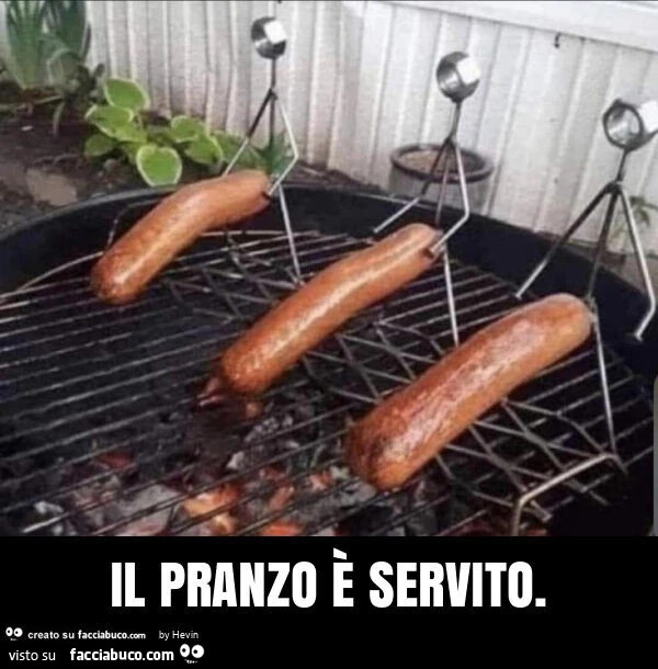 Il pranzo è servito