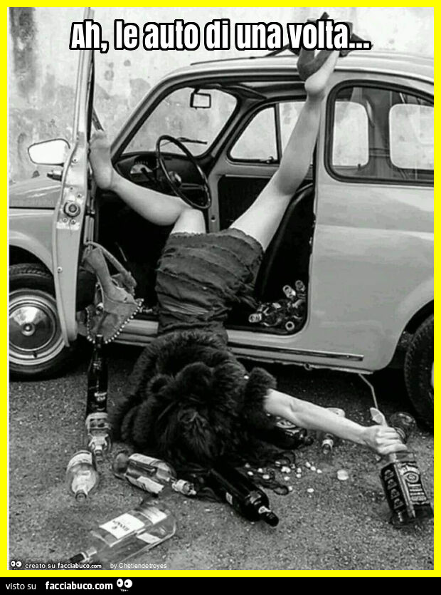 Ah, le auto di una volta