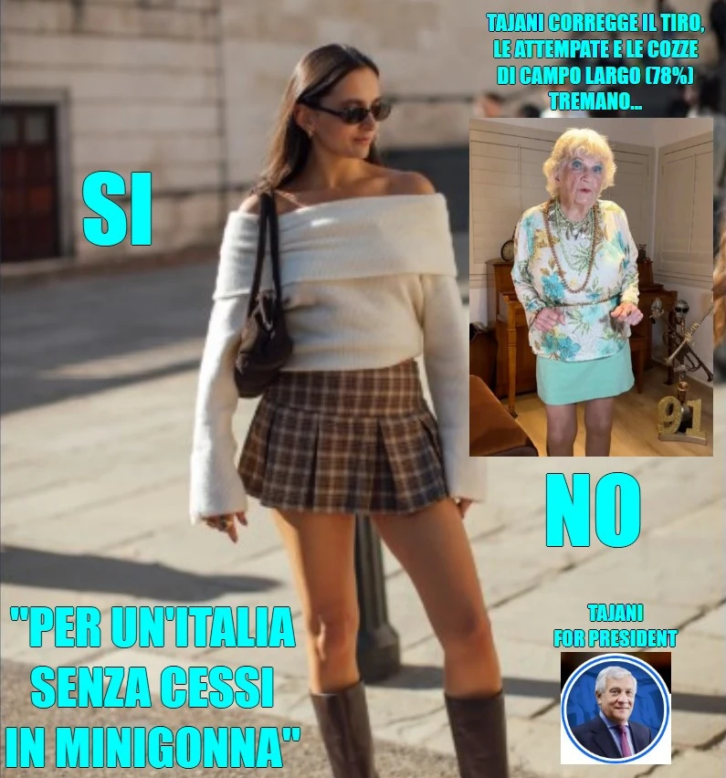 Tajani corregge il tiro