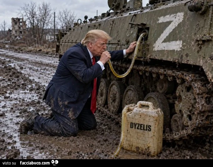 Trump ridotto a chiedere gasolio a putin
