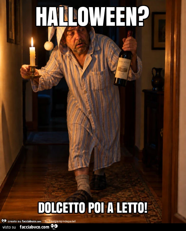 Halloween? Dolcetto poi a letto