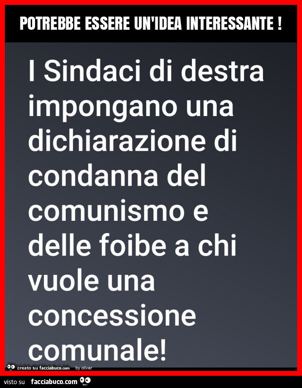 Potrebbe essere un'idea interessante