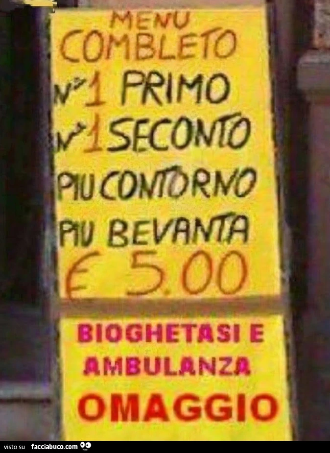 Menù