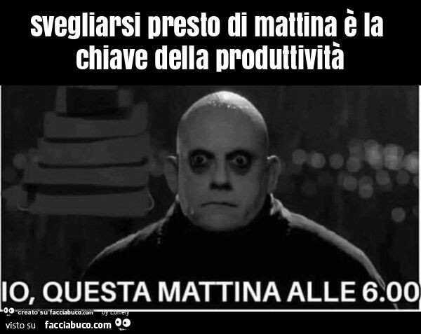 Svegliarsi presto di mattina è la chiave della produttività