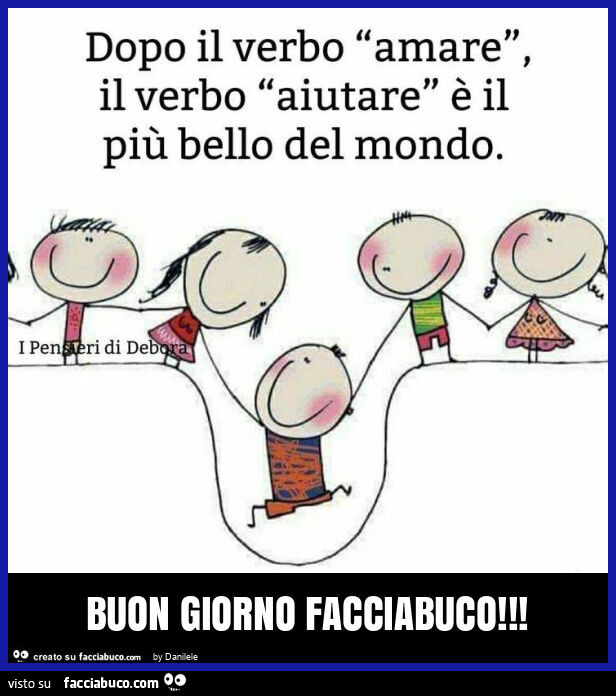 Buon giorno facciabuco