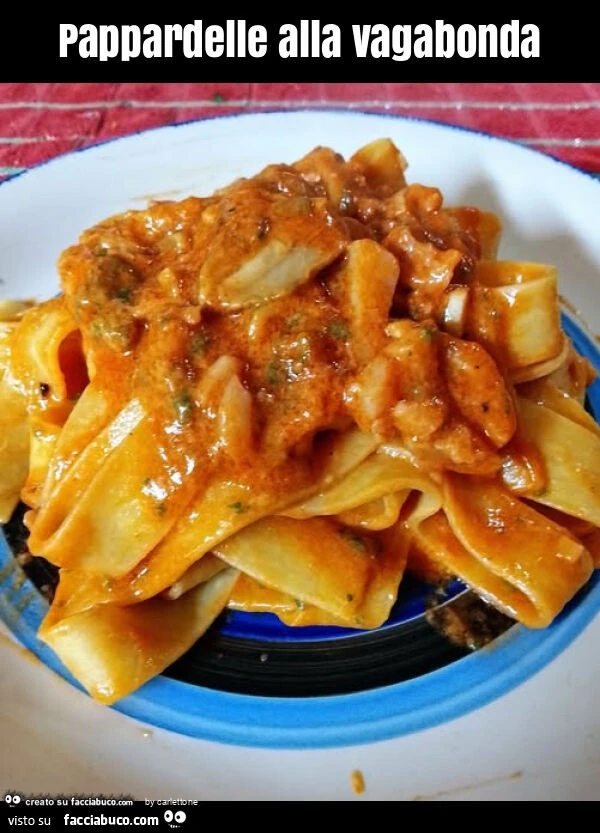 Pappardelle alla vagabonda