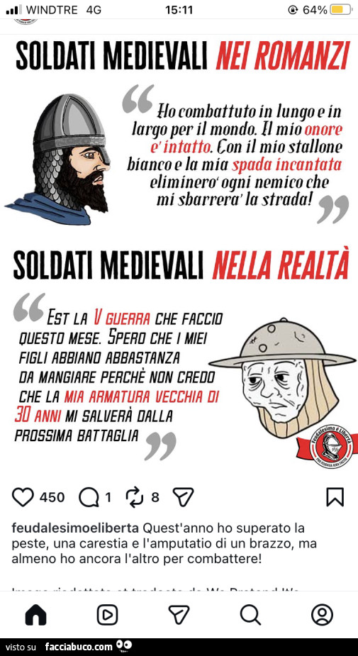 Soldati medievali nei romanzi. Soldati medievali nella realtà