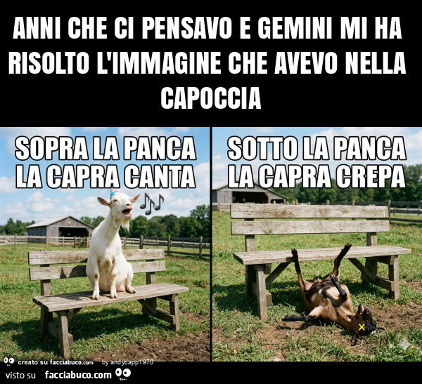 Anni che ci pensavo e gemini mi ha risolto l'immagine che avevo nella capoccia