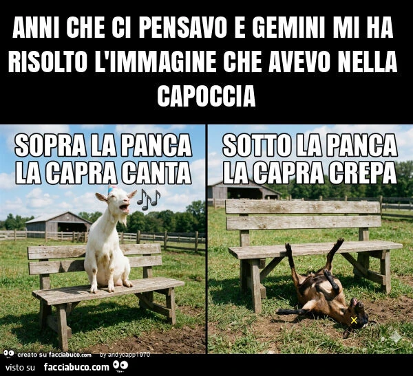 Anni che ci pensavo e gemini mi ha risolto l'immagine che avevo nella capoccia