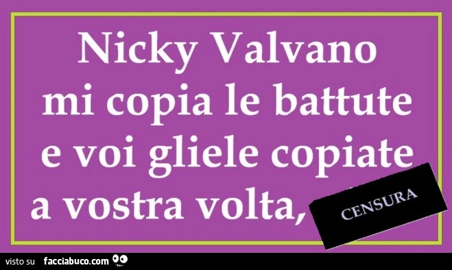 Battute copiate e ritrite