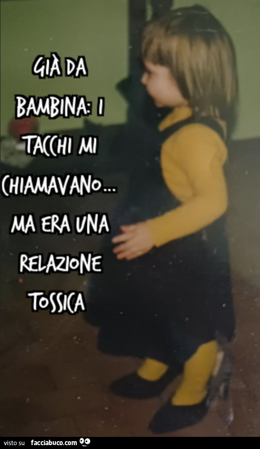 Foto bambina tacchi