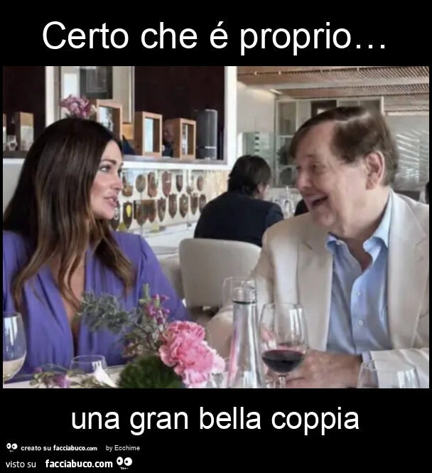Certo che é proprio&hellip; una gran bella coppia
