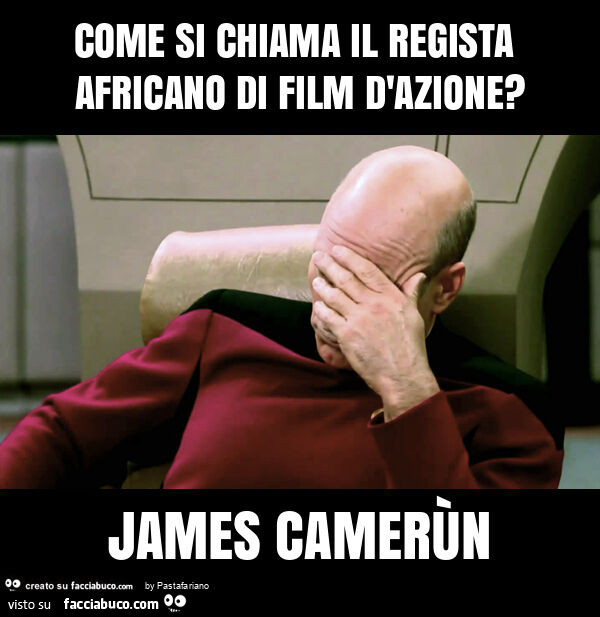 Come si chiama il regista africano di film d'azione? James camerùn