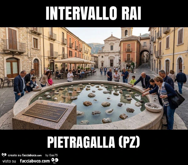 Intervallo rai pietragalla (pz)