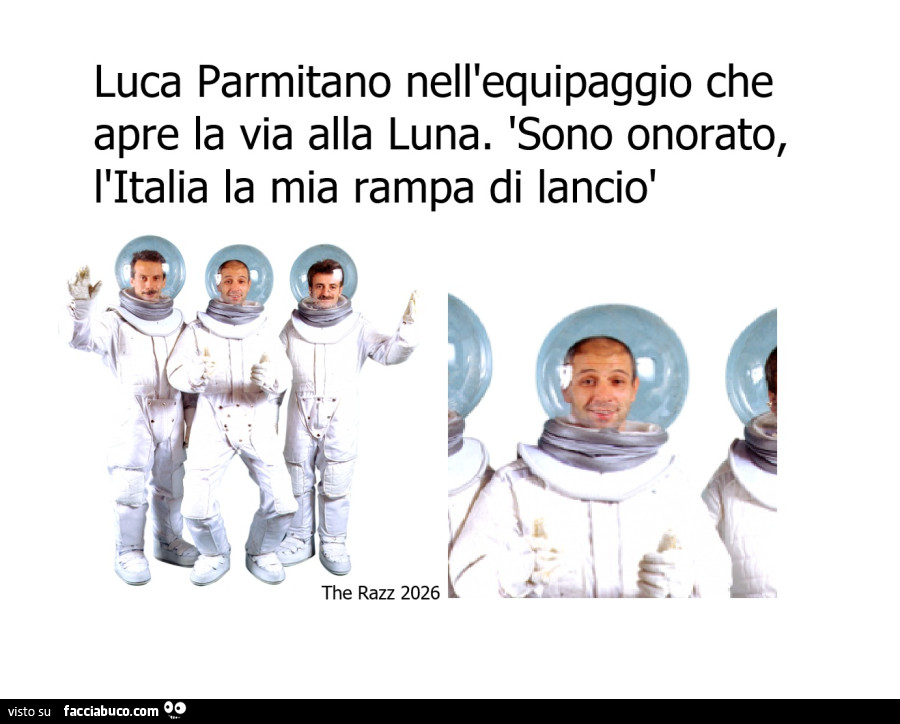 Luca Parmitano nell'equipaggio che apre la via alla luna. Sono onorato, l'italia la mia rampa di lancio
