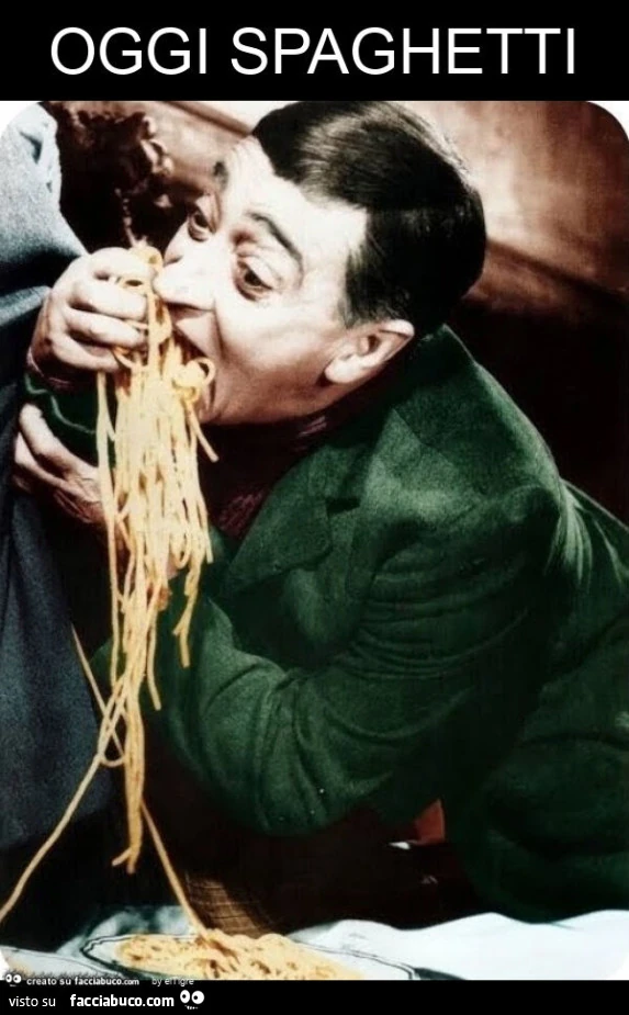 Oggi spaghetti