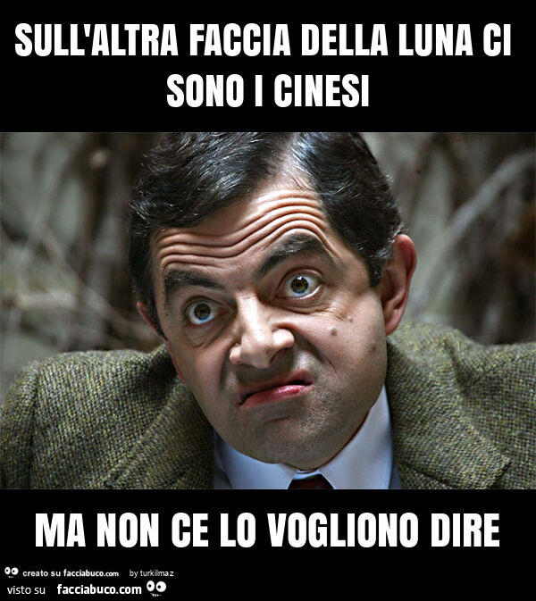 Sull'altra faccia della luna ci sono i cinesi ma non ce lo vogliono dire