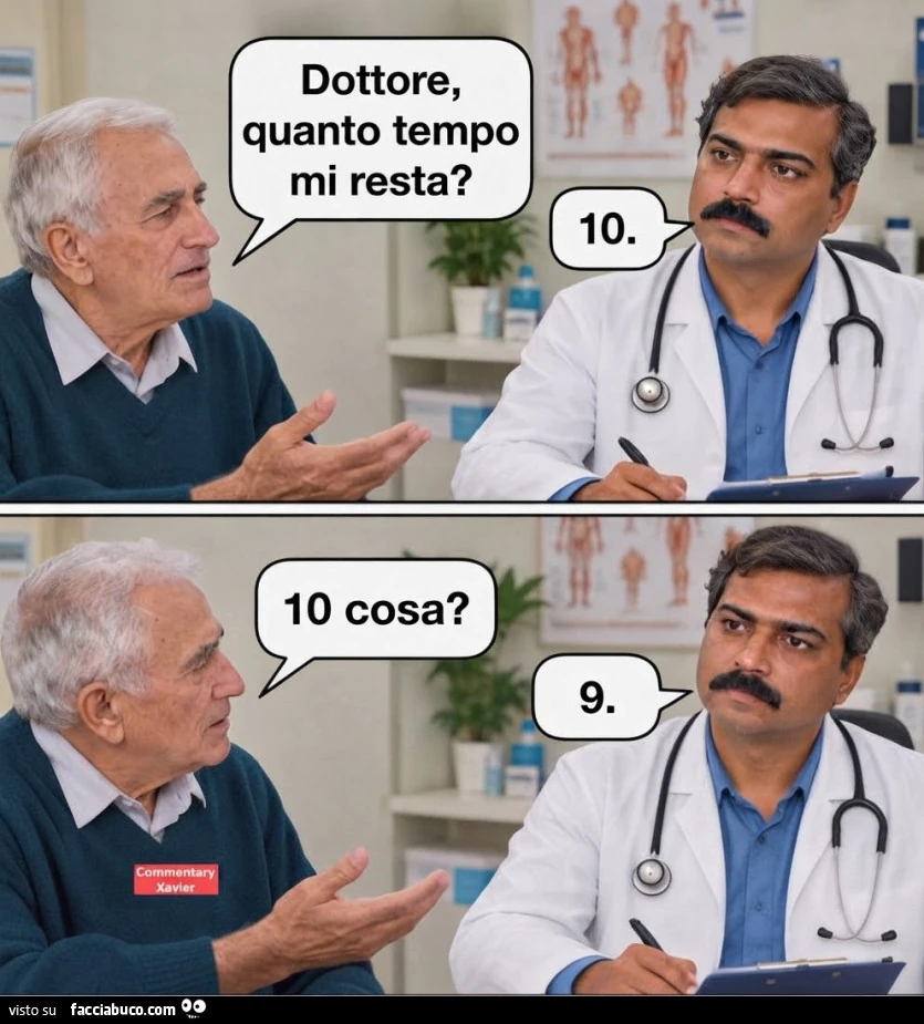 Dottore, quanto mi resta?