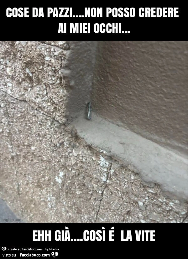 Cose da pazzi&hellip; non posso credere ai miei occhi&hellip; ehh già&hellip; così é la vite