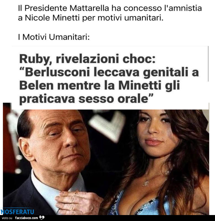 Mattarella concede l'amnistia a Nicole Minetti per motivi umanitari