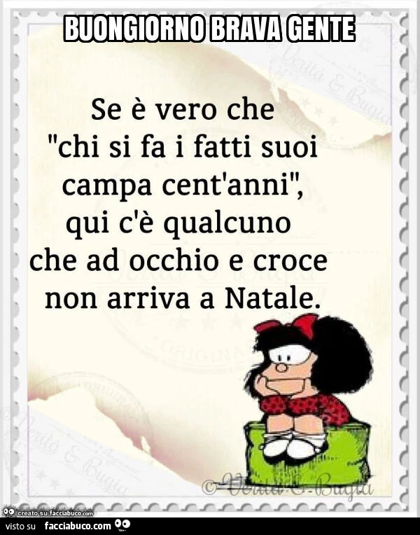 Buongiorno brava gente