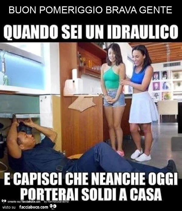 Buon pomeriggio brava gente