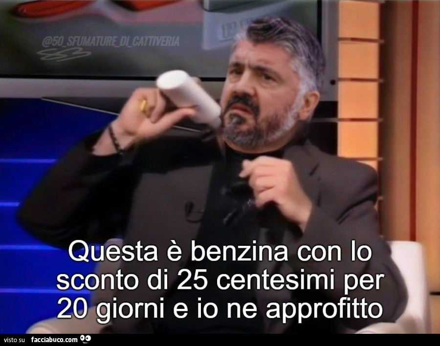 Questa è benzina