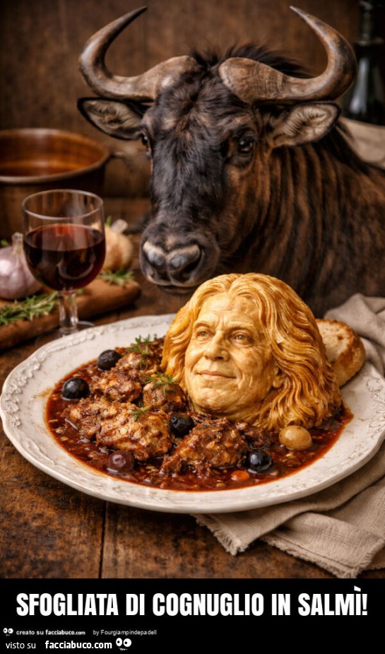 Sfogliata di cognuglio in salmì