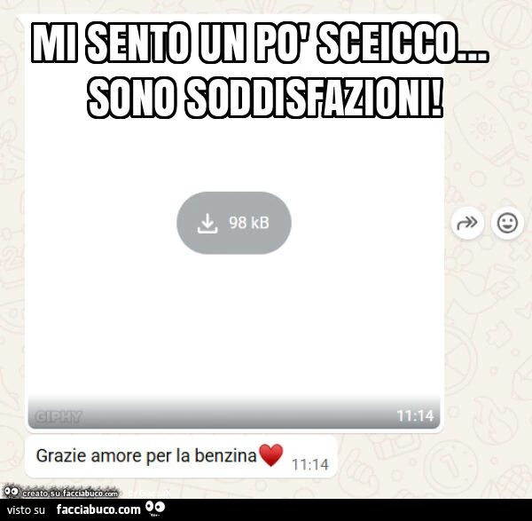 Mi sento un po' sceicco&hellip; sono soddisfazioni