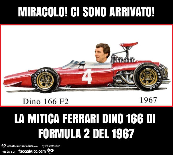 Miracolo! Ci sono arrivato! La mitica ferrari dino 166 di formula 2 del 1967